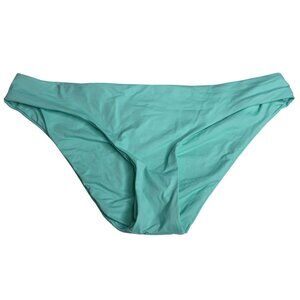 Becca Womens Bikini Bottoms Large Hipster Aqua Swimwear